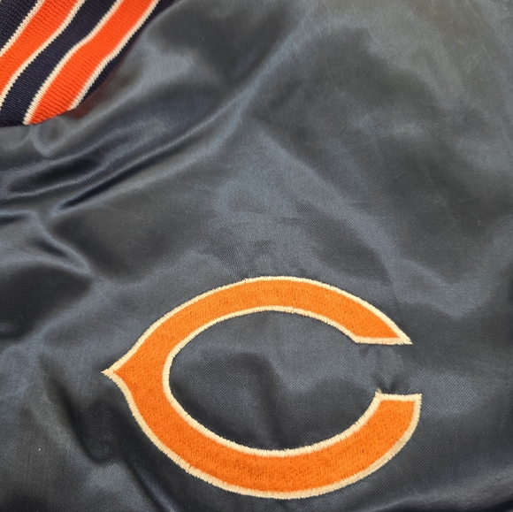 Vintage Swingster Chicago Bears Bomber Jacket Mens Size Large - Picture 3 of 7